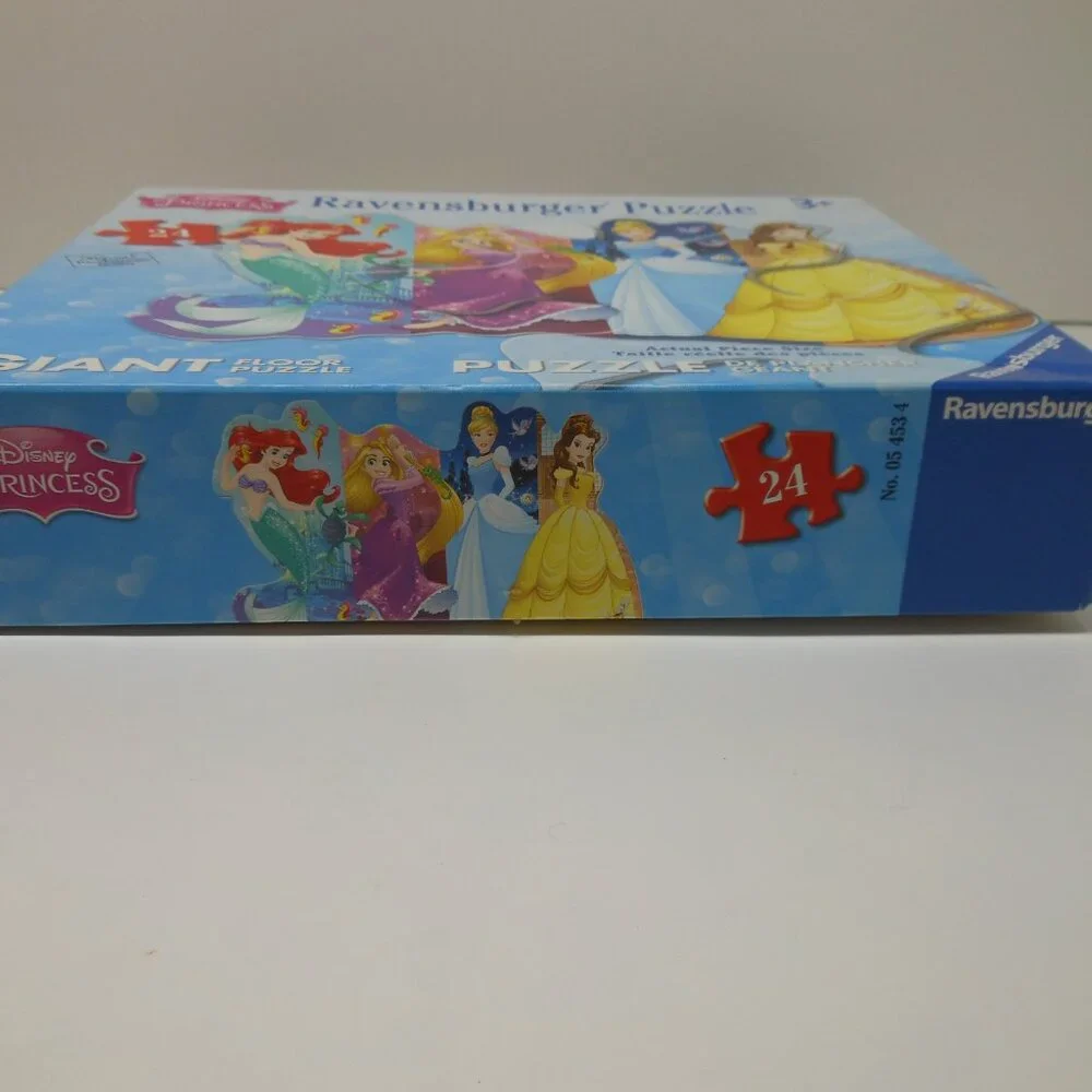 2017 Disney Princesses Pretty 24 Pieces Ravensburger Giant Floor Puzzle Complete - Picture 3 of 11